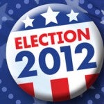 Election campaign button