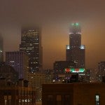 Chicago skyline from UIC