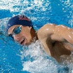 Joel Demuth swimming