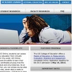 UIC webpage screen shot