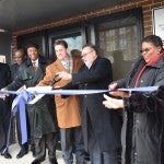 Ribbon cutting veremony for the Davis Health and Wellness Center