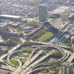 Circle interchange aerial