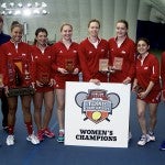 Women's Tennis team and coaches