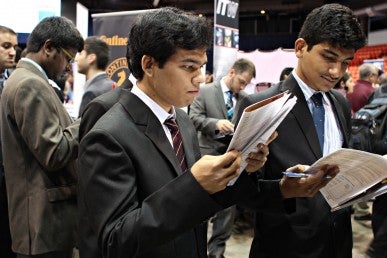 students at Diversity Career Fair