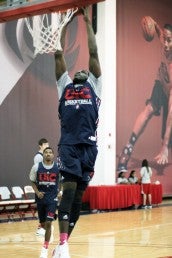 Men's basketball scrimmage