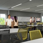 Rendering of a classroom