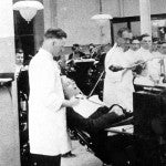 Dentistry clinic in the 1920s