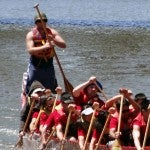 UIC's Pyro Paddlers Dragon Boat racing team