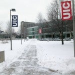 Snow on campus