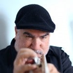 Randy Brecker playing trumpet