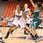 Rachel Story playing against Cleveland State