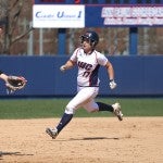 Natalie Hernandez rounds the bases vs. Detroit