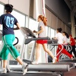 Treadmills in use at SRF