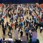 Crowd at diversity career day