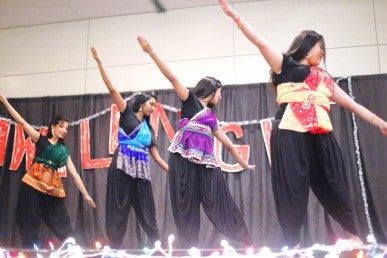 Dancers at Diwali Night