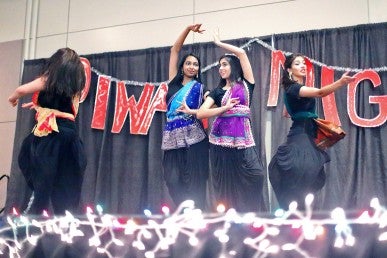 Dancers performing at Diwali Night