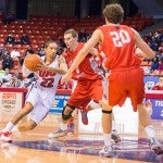 UIC Flames men's basketball vs St. Xavier at UIC Pavilion. 22 Jay Harris