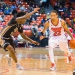 UIC Flames men's basketball vs UCF. Jay Harris