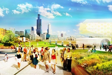 Obama Presidential Library rendering