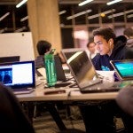 studying at the Daley Library