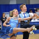 Jared Rugen and figure skating partner Emma Trent