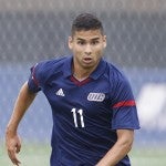 Men's soccer player Jorge Alvarez