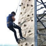 Rec Fest; climbing wall