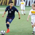 Jose Fuentes in a game against Loyola