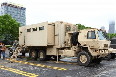 US Army Reserve emergency services vehicle