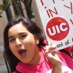 Chicago Pride Parade; students