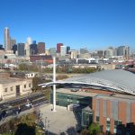 aerial photo of UIC Forum