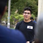 Students at the UIC Heritage Garden event