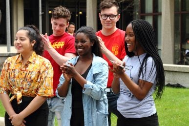 UIC USG Time Capsule; students