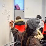 students in a classroom