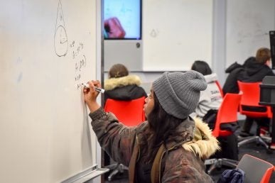 students in a classroom