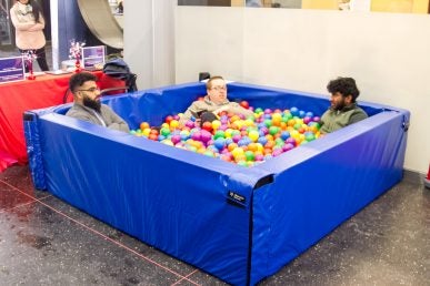 Ballot Party and Ball Pit Conversation