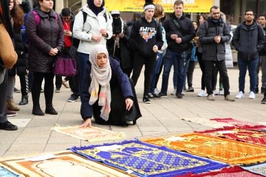 UIC Vigil for New Zealand victims