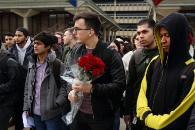 UIC Vigil for New Zealand victims