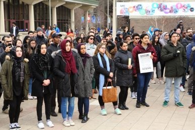 UIC Vigil for New Zealand victims