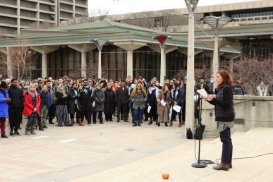 UIC Vigil for New Zealand victims