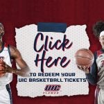 UIC Flames Basketball ticket redeem with UIC players