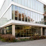 View of classroom exterior of Lincoln Hall in the late fall. Photo by Jenny Fontaine/UIC