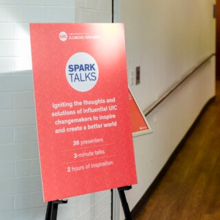 Captivating minds and sparking inspiration at the University of Illinois Chicago's SparkTalks Nov. 16, 2023